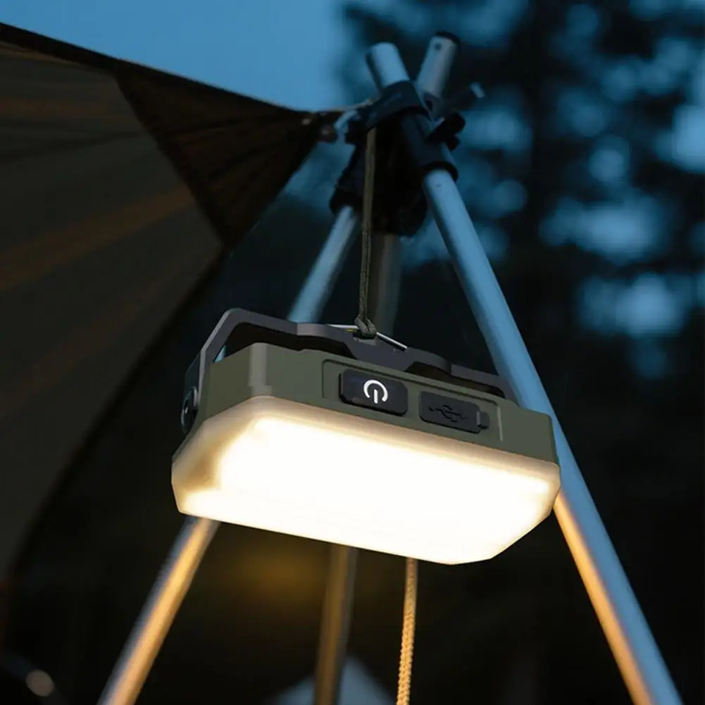 

Кемпинговые фонари, светодиодный перезаряжаемый магнитный прожектор, регулируемый яркий фонарик для кемпинга, походов, рыбацкой палатки, уличной мощности