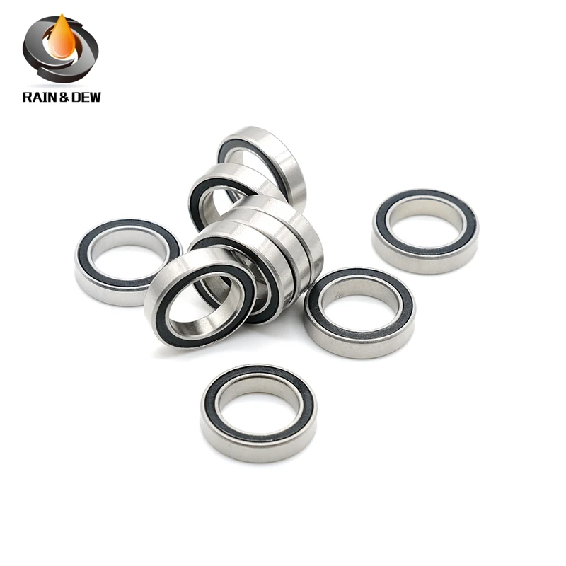 10Pcs  S6701-2RS  12x18x4mm  Stainless Steel Ball Bearing 6701RS Bearing  ABEC-7 Hobby Electric RC Car Truck 6701 RS 2RS