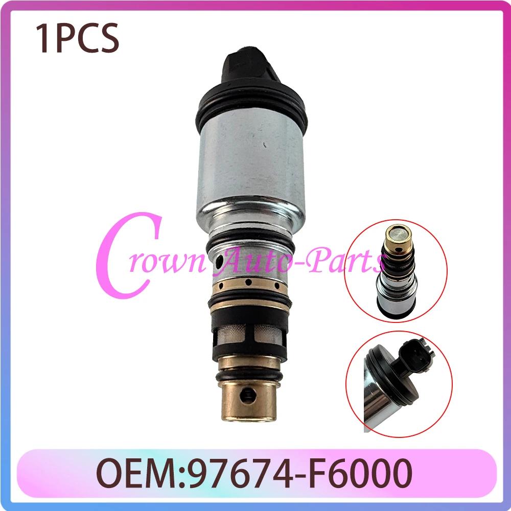 

97674-F6000 97674F6000 Электромагнитный клапан управления компрессором кондиционера для Hyundai Elantra, Genesis, G70, Santa Cruz, Kia Sorento, Sportage