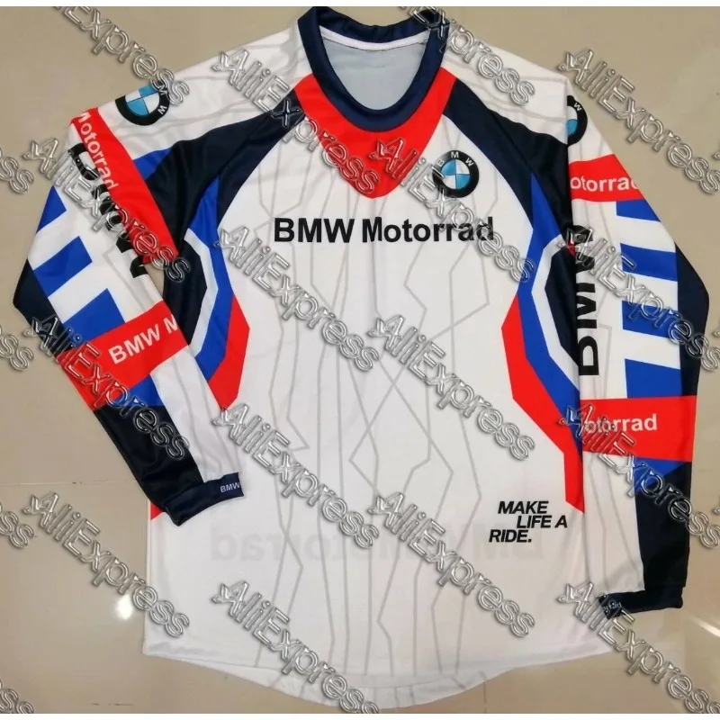 

Летний уличный гоночный трикотаж MOTO для бездорожья с длинным рукавом для мужчин и женщин, дышащая быстросохнущая одежда для езды на Bmw Motorrad