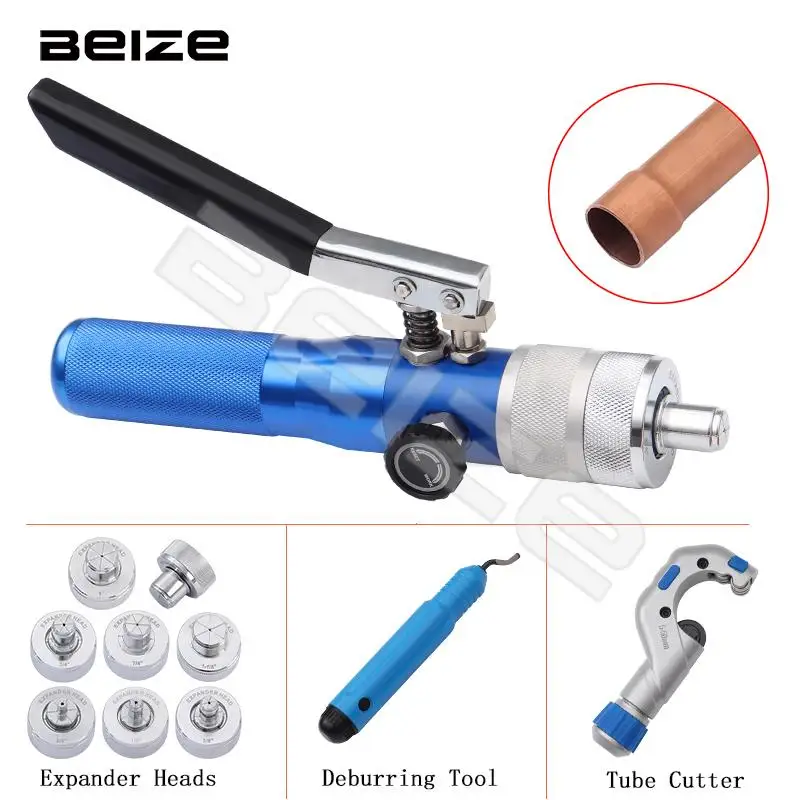 HVAC Hydraulic SWAGING Tool Kit for Copper Tubing Expanding Copper Tube Expander Tool 3/8\