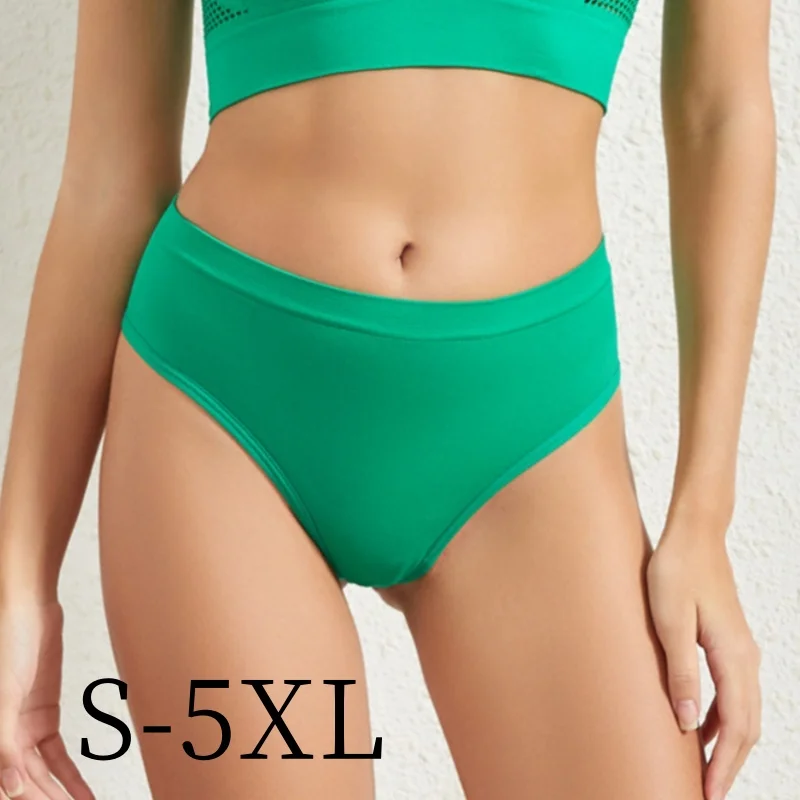 1Pc Seamless Panties Women Thongs Sexy Low Waist G-stringe Female Breathable Sports Underpants Comfort Lingerie S-5XL Intimates