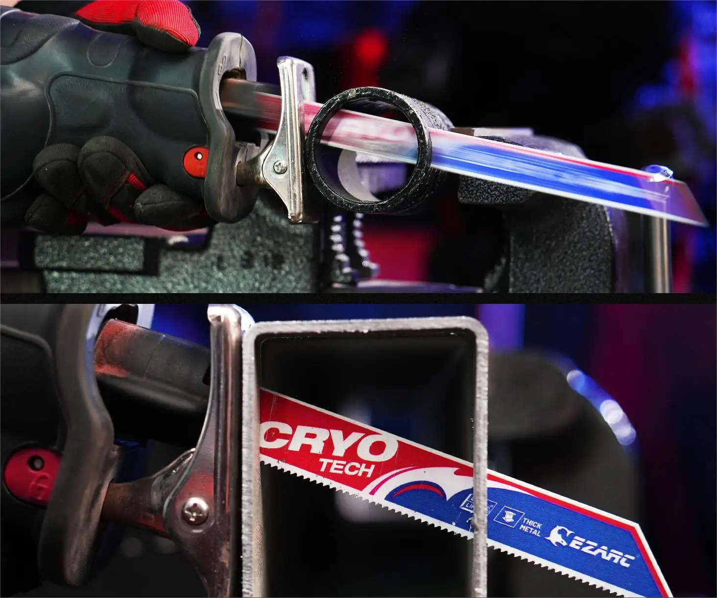 EZARC 6''/9'' Säbelsägeblätter 5 Stück 14TPI Bi-Metall Cryo Tech Säbelsägeblätter für Metallschneiden 150mm/225mm Werkzeug – Detail 5
