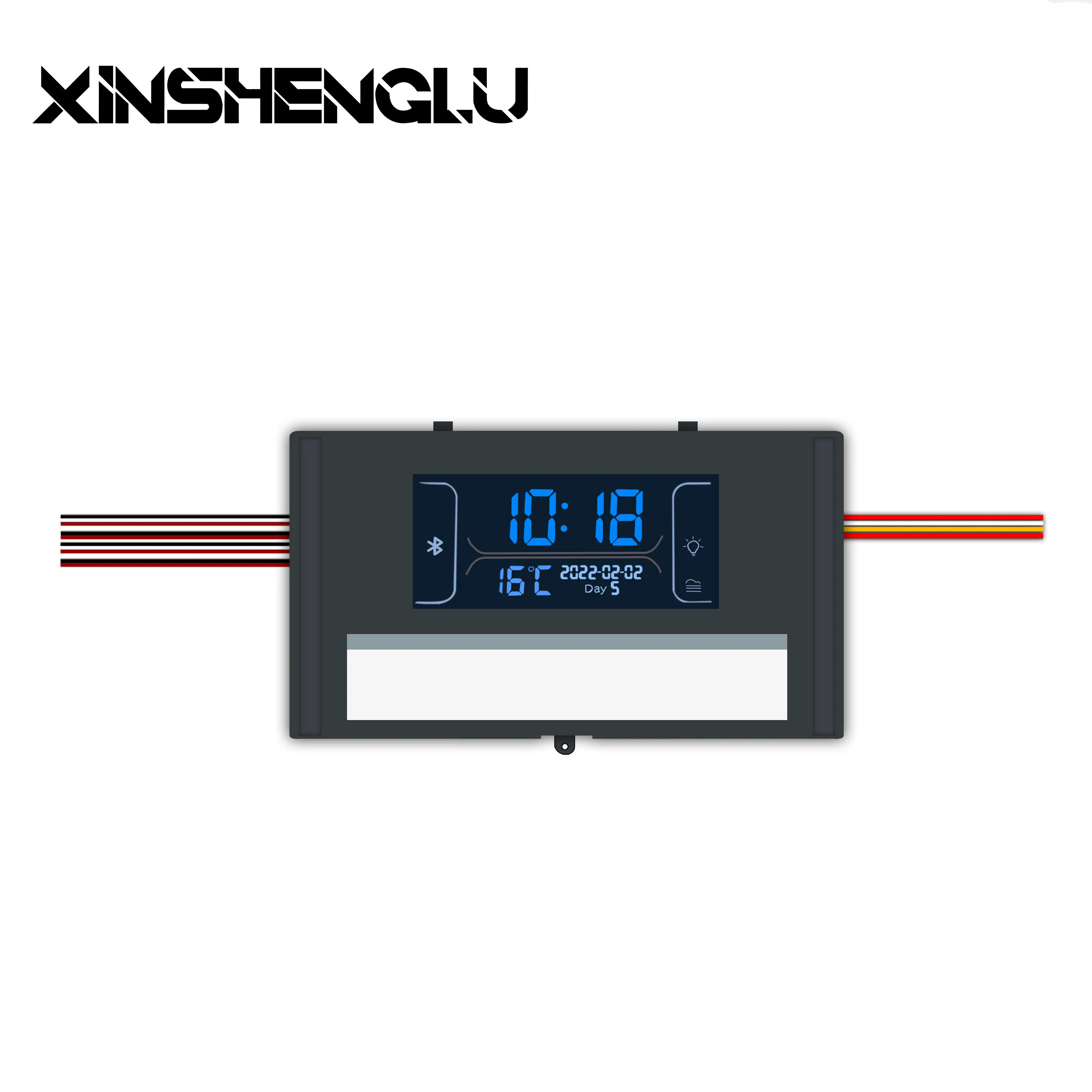 

12V 60W Speaker Time and Temperature Display Mirror 6 Buttons CCT Memory Touch Sensor Switch With USB Socket