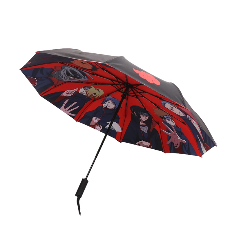 

Anime Naruto Figure Umbrella Automatic Open Close Sunscreen Sunshade Sunny Umbrella UV Protection Akatsuki Itachi Kakashi Gift