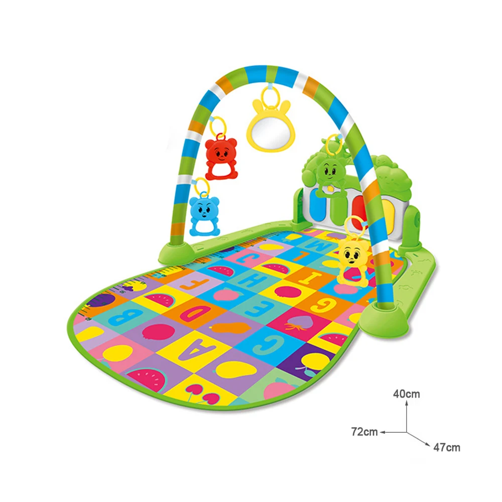 0-36 Monate Baby Fitness-Ständer Musik-Spielmatte Aktivitätsspielzeug Neugeborenen-Klavier Krabbeldecke Pedal-Spielmatte Frühpädagogisches Geschenk