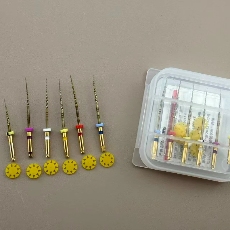 3×6Pcs/Box Dental Nickel-Titanium Root Canal File Nickel-Titanium Endo Files Endodontic Rotary Files Endo Rotary Files