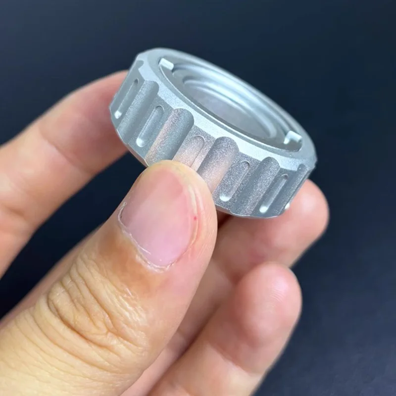 Nouveau Fidget curseur anneau cliquet roue Fidget EDC métal Fidget jouets tdah main Spinner soulagement du Stress jouets bureau jouet cadeaux pour adultes