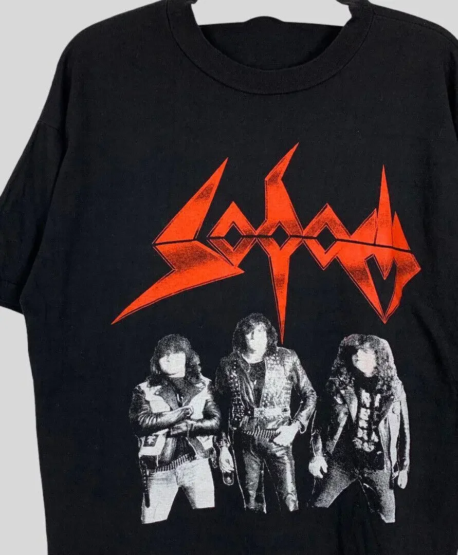 Vintage Sodom In the Sign of Evil Shirt Classic Black Unisex S-234XL AC626