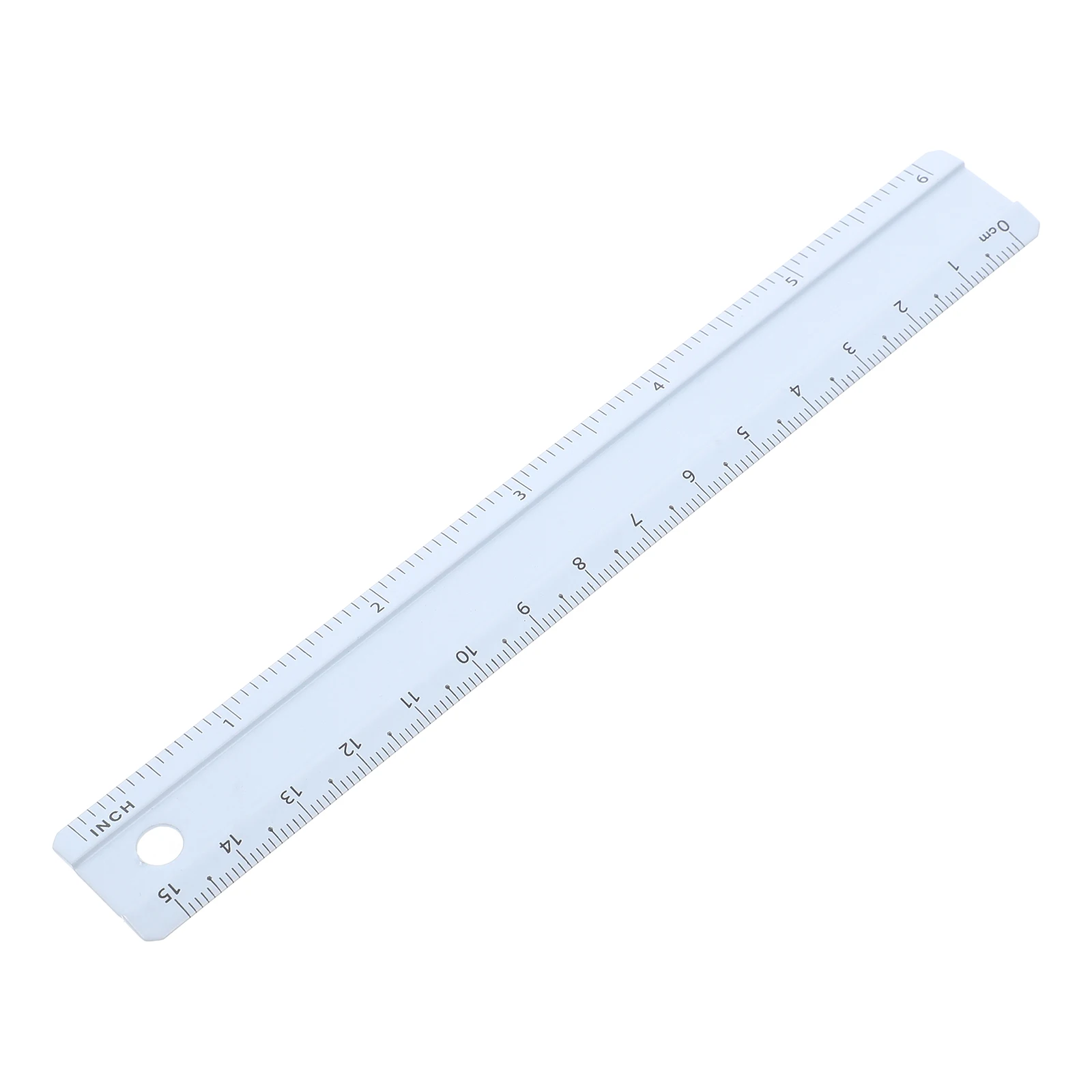 Aluminum Alloy High Precision 15Cm Multi-Functional Measuring Tool Cm Feet Scale Drafting Student Office Stationery Drawing Tool