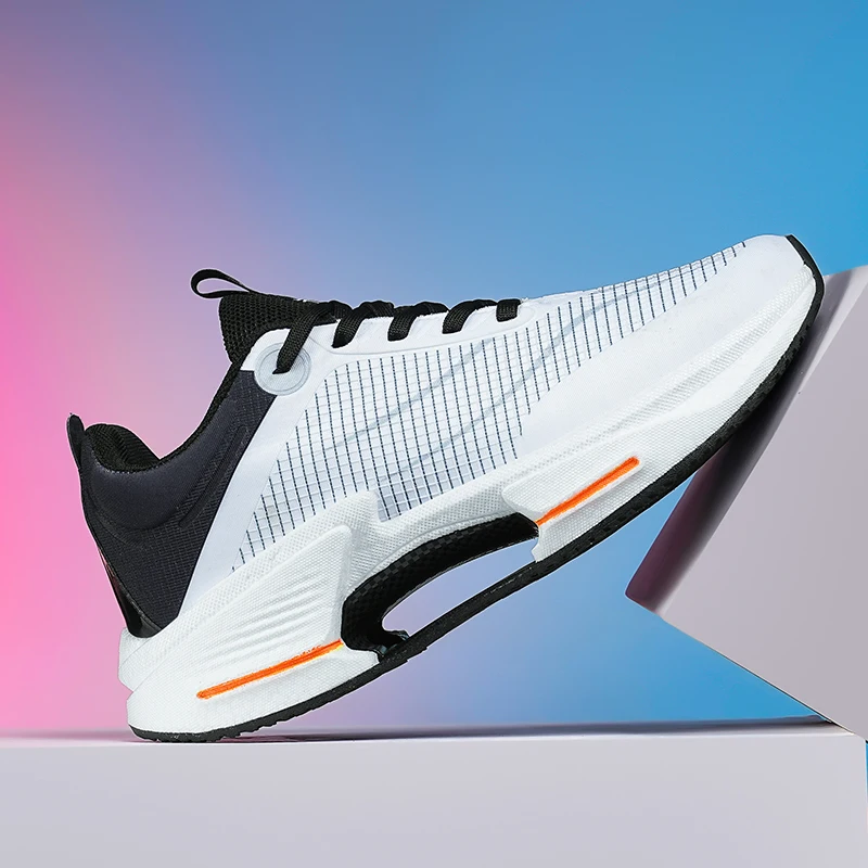 Men's Air Cushion Sneakers Marathon Running Trainers Women Outdoor Athletic Speciality Tennis Shoes Comfortable Sports Sneakers
