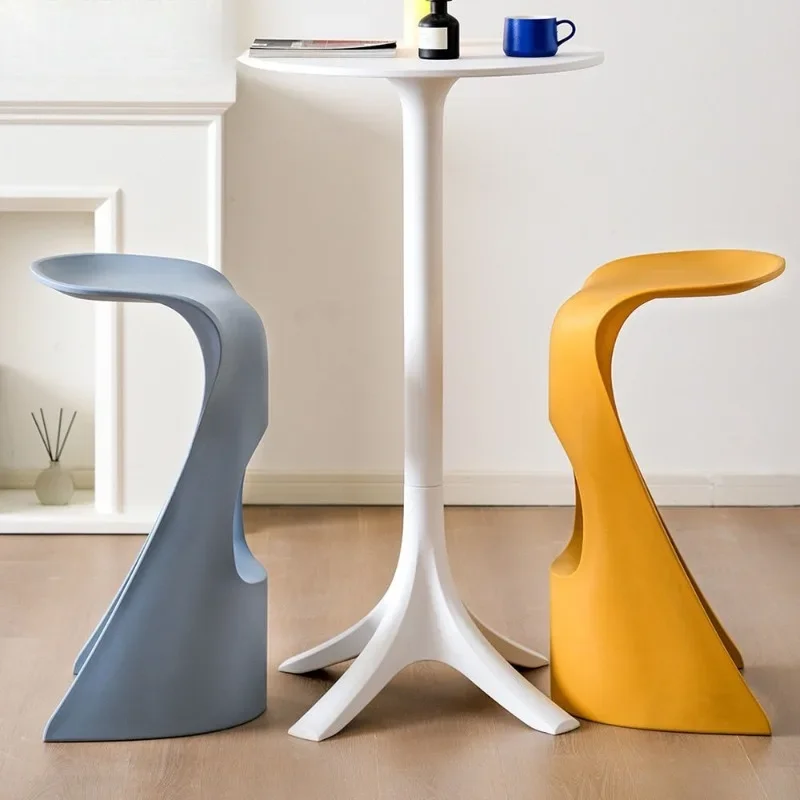 Modern outdoor bar chairs, courtyard villa outdoor outdoor bar chairs, restaurant Internet celebrity bar stool, high chair