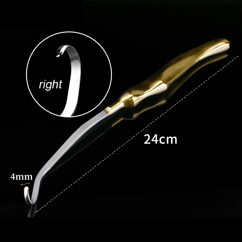 Ion stripping nasal periosteum remover for extracting rib cartilage with left and right bending