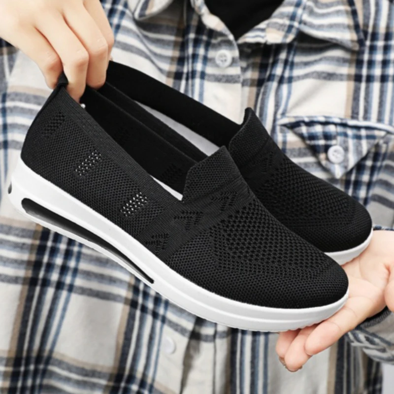 summer New Breathable Women's Sports Shoes Fashion Lightweight Woman Shoes Non-slip Wear-resistant Casual Flat Shoes for Woman