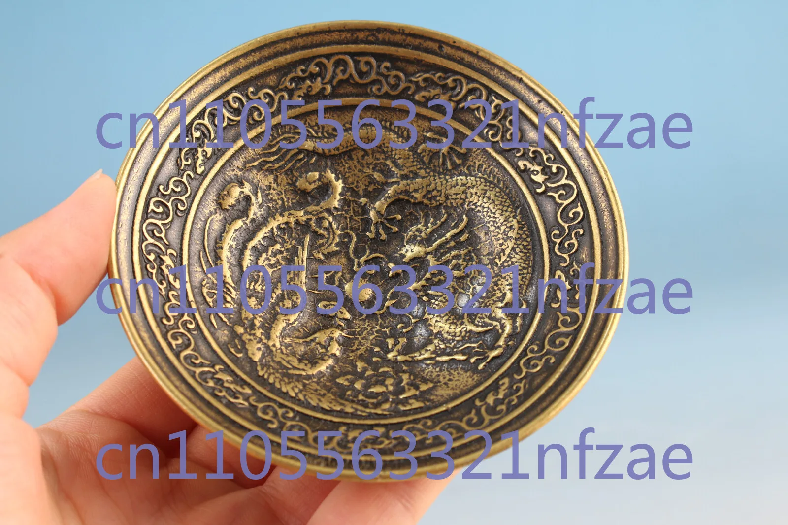 

Художественная коллекция, бронзовая ручная резная фигурка дракона Феникса, статуя, чашка для вина, чаша