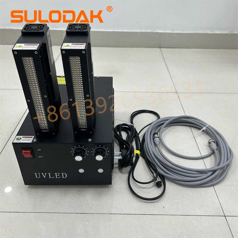 

Air Cooling UV LED Curing System 180*20MM 450W LED UV Lamp 395nm for Nocai 6090/6045 Epson i3200/XP600/TX800 UV Flatbed printer