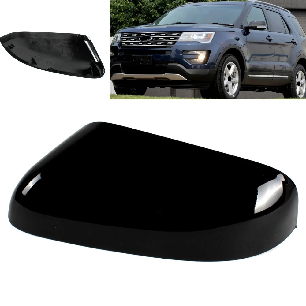 Left Side black painted Rear Mirror Housing Cover Cap letterless for Ford Explorer 2016 2017 2018 2019 US Version car accessorie