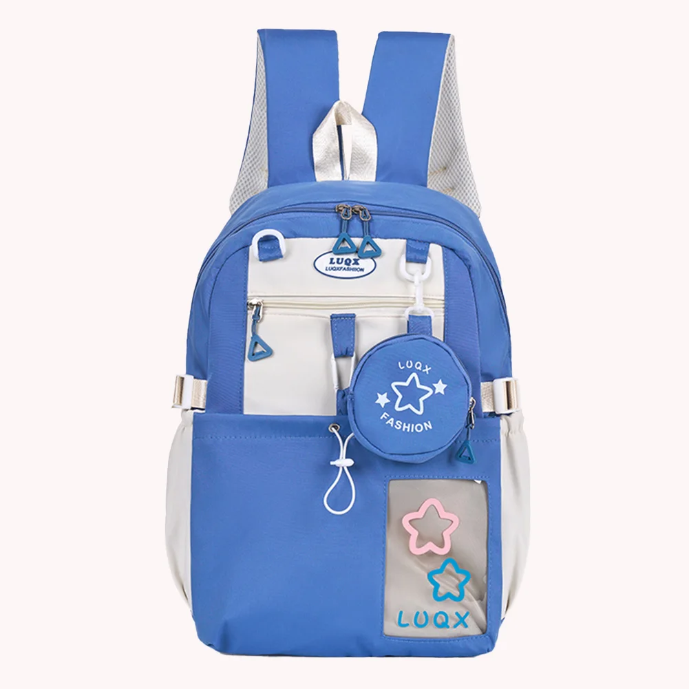 Aesthetic Backpack for Teenage Girls with Pendant College School Backpack Kawaii Backpack Laptop Backpack Travel Daypack