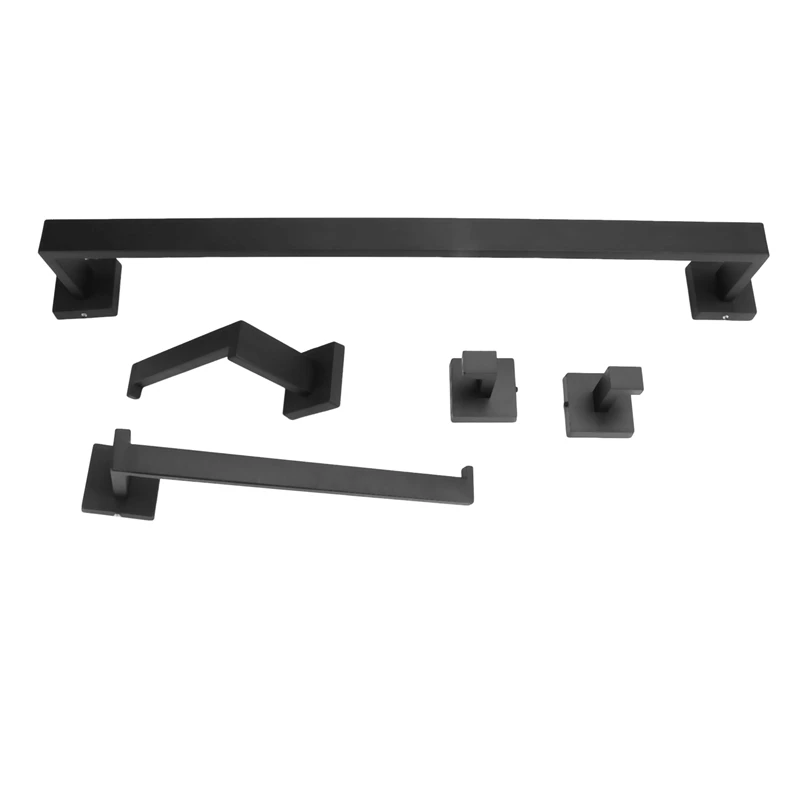 

【Flash Sale】Bathroom Kit Bathrobe Hook Towel Bar Towel Rack Toilet Paper Rack