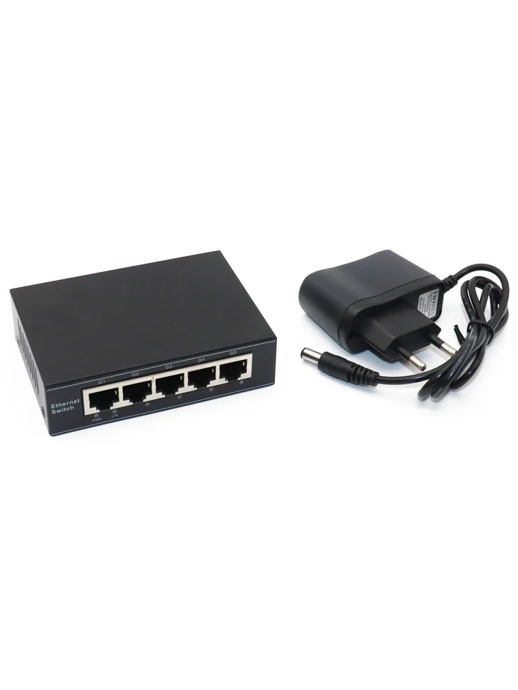 

5port full Gigabit Non-Industrial POE Ethernet Smart Switch 802.3af/at For IP Camera/Wireless AP/CCTV Unmanaged mode DIY