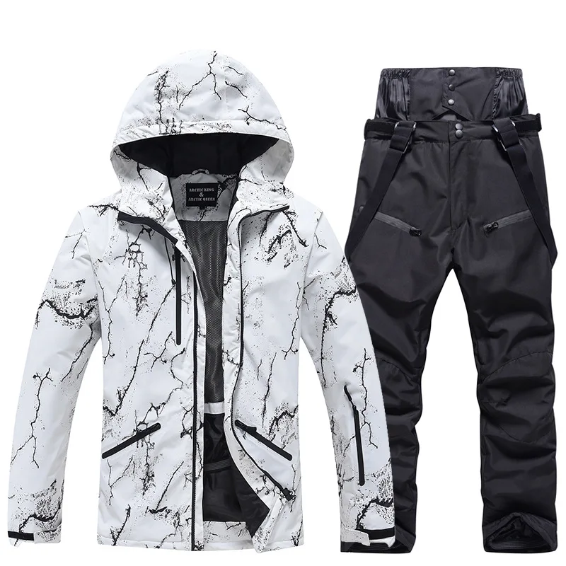 

New Fashion, Men's and Women's, Ski Suit Sets, Waterproof, Snow Costume, Ski Jacket and Pant Set, Outdoor Clothing, Snowboarding