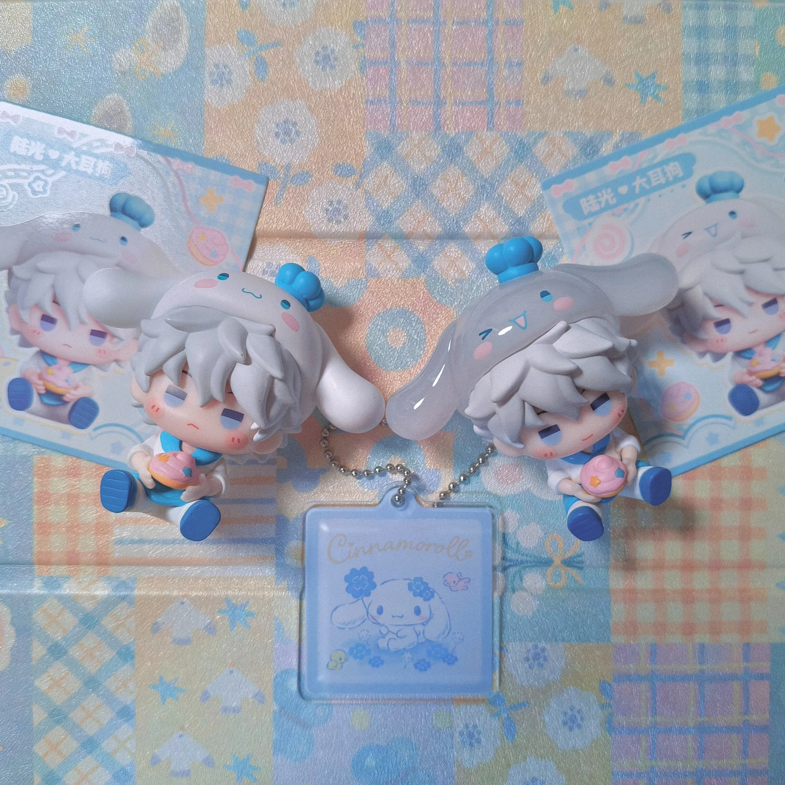 Official Link Click Sanrio Sweet Time Mini Figurine Blind Box Cheng Xiaoshi Pochacco Lu Guang Cinnamoroll Hello Kitty Anime Toy view 3