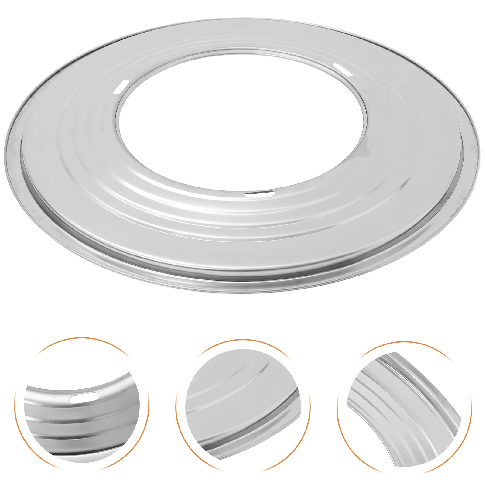 

1pcs Stainless Steel Steamer Ring 6.7 Inch Heavy Duty Steaming Rack For Cooker Kitchen Use Steamer Adapter Steaming Tool