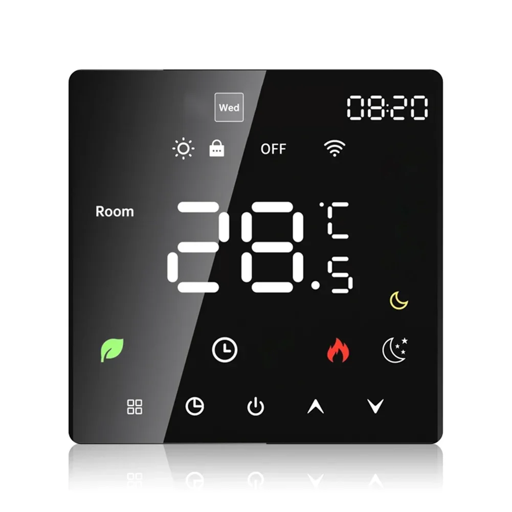 Smart Thermostat Wifi Thermostat LCD Touch Screen Programmable Voice Control 100-250V AC Floor Heating Thermostat