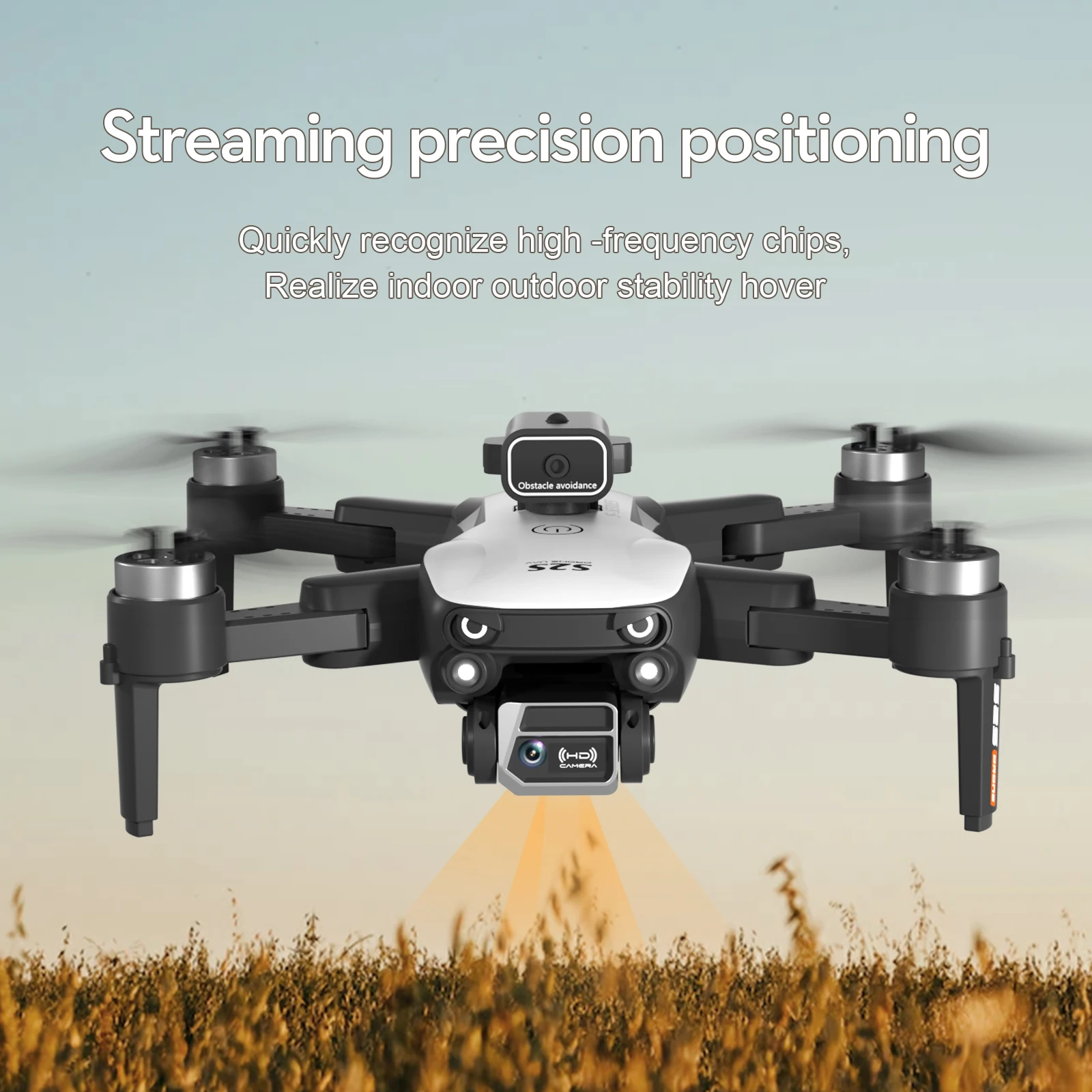 LS-S2S S2S Mini Drone 2.4G WIFI FPV 4k Profesional 6K HD Camera Obstacle Avoidance Quadcopter RTF for Kid Toy 25mins Flight Time