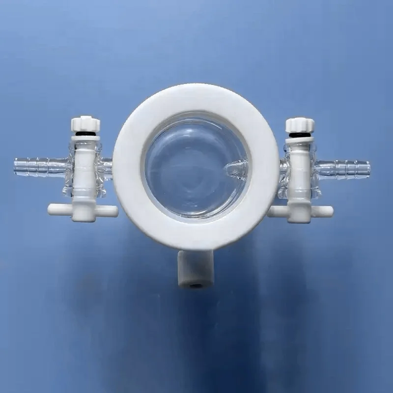 Factory Custom Cuarzo Fused Silica Quartz Hydroxide Reduction Photocatalytic Degradation Top-illuminated Reactor