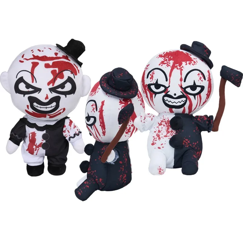 فن المهرج القطيفة المرعب تأثيري بلوشيز الكرتون الخيال لينة محشوة الكبار/أطفال التميمة هدايا عيد الميلاد عيد الميلاد