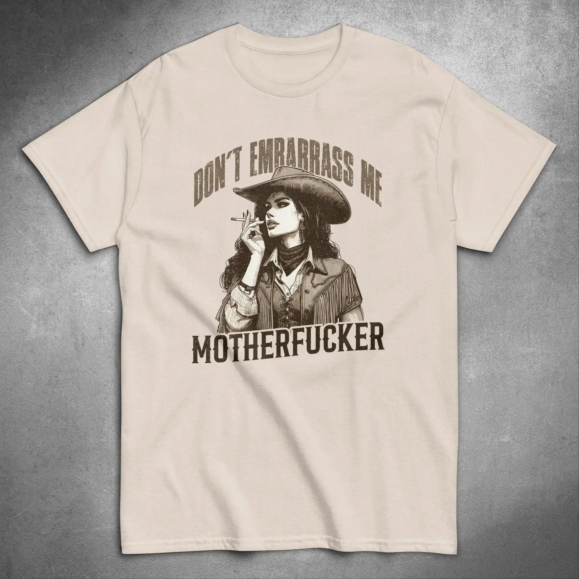 Don'T Embarrass Me T Shirt Cowgirl Trendy Shirts Western Best Friend Vintage Retro