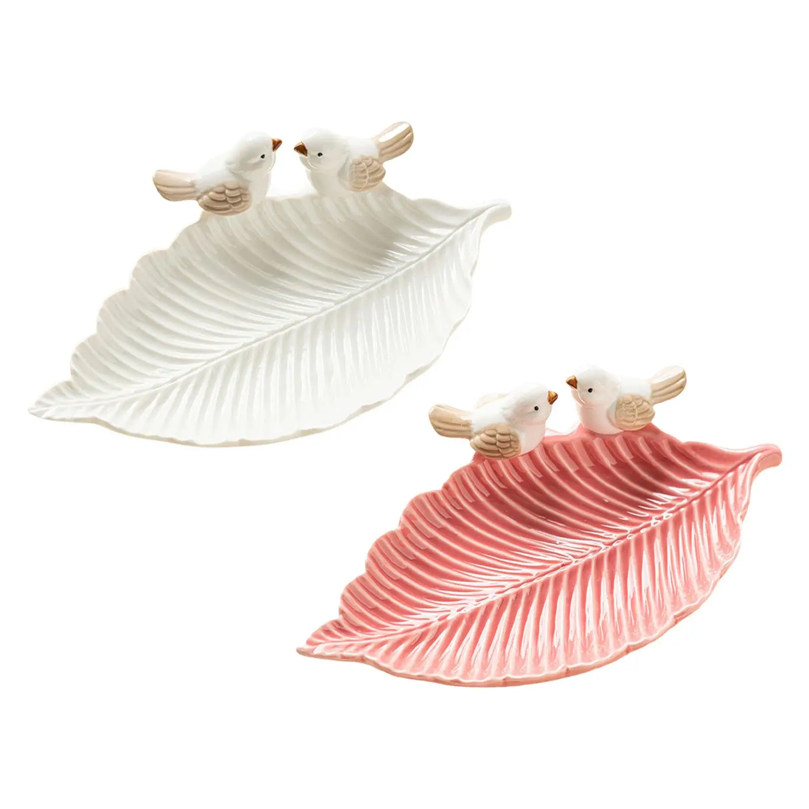 Exquisite Porcelain Bird Jewelry Stand Set for Elegant Home Decor