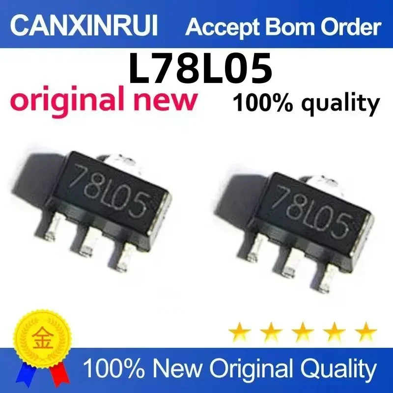 (5-100 pieces) Brand new stock L78L05ACU-TR L78L05 SOT-89