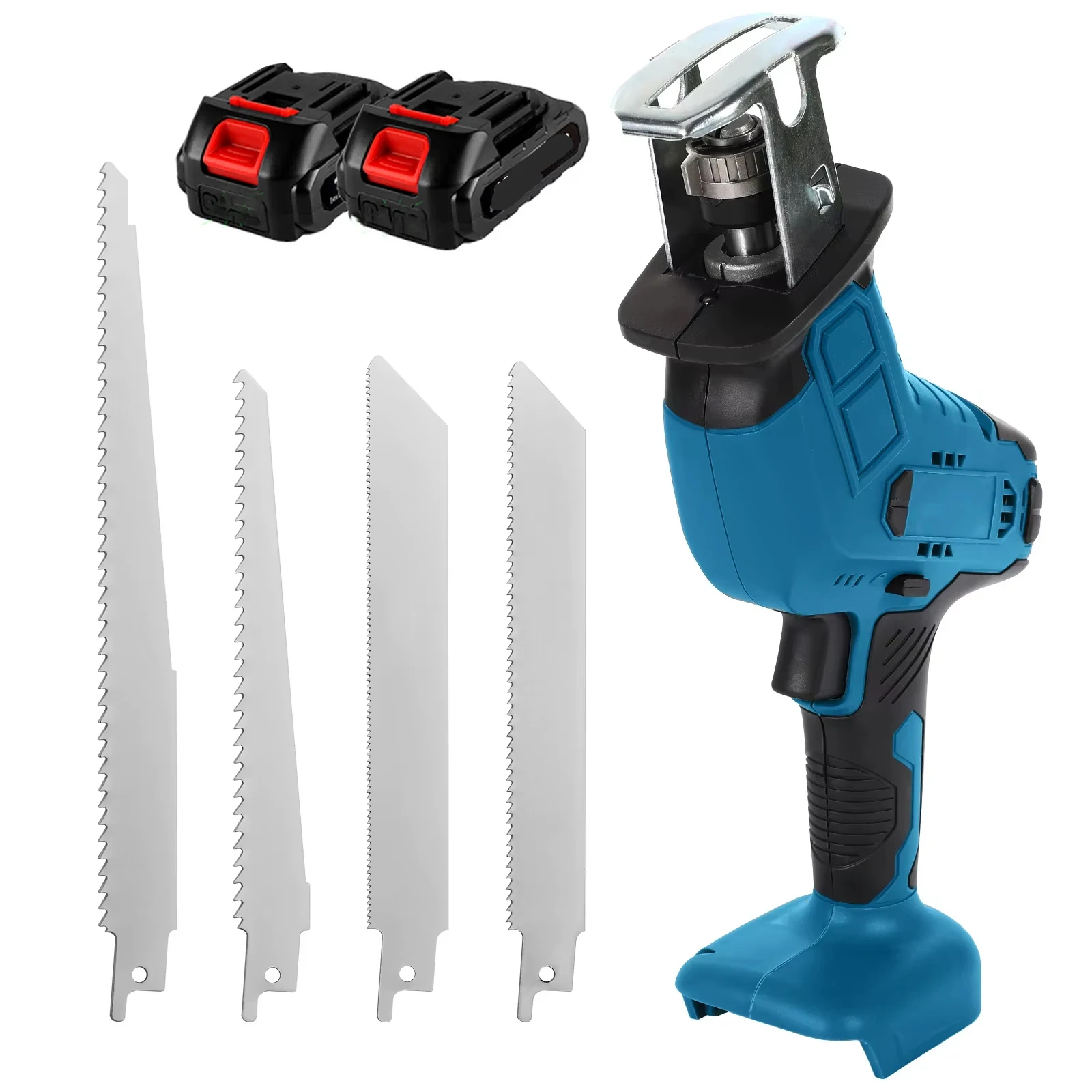 18V 4000rpm Akku-elektrische Säbelsäge Variable Geschwindigkeit Metall Holz Schneidwerkzeug Elektrische Säge für Makita 18V Batterie