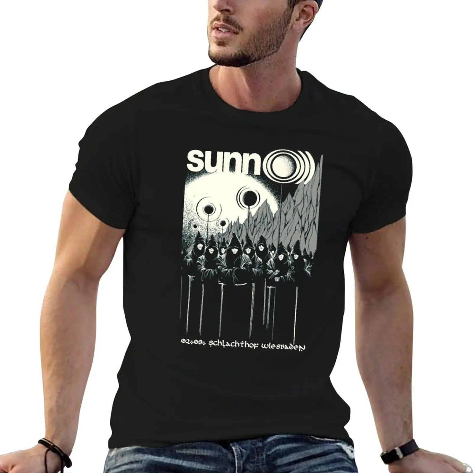 

man Sunn t cotton t shirts graphic T-Shirt shirt pack O)))