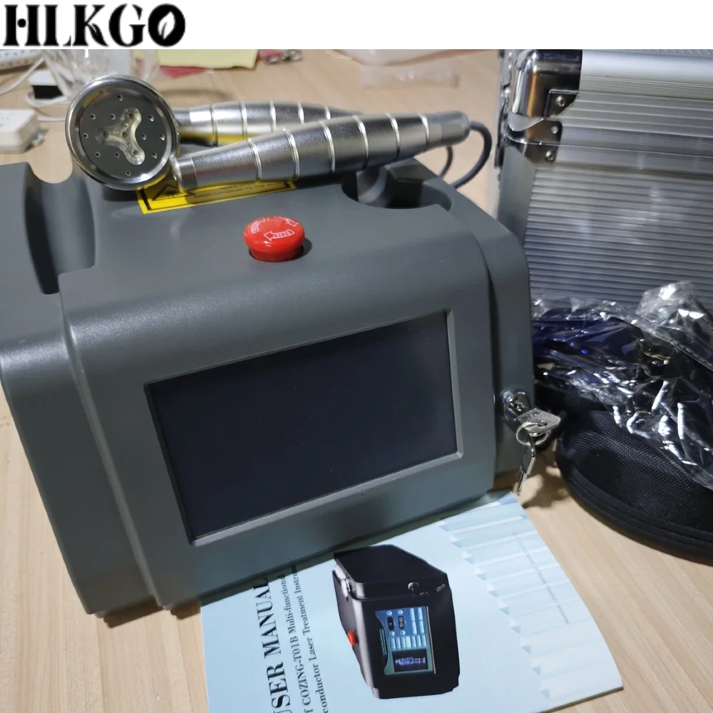 Dual Wave Joint Therapy Laser Instrument, High Power 1055mW 808nm & 650nm NIR Light with 25 Diodes for Pain and Healing