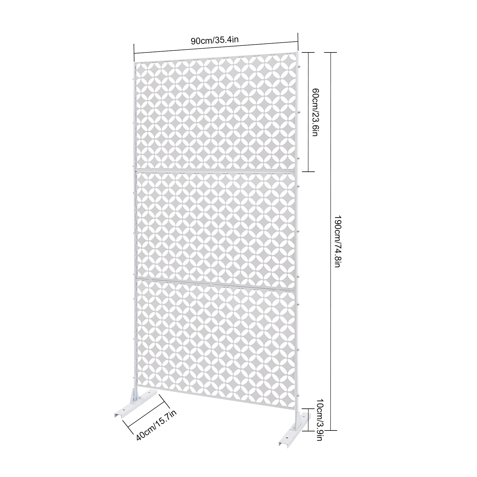 Privacy Screen, Decorative Privacy Screen, Privacy Fence Screen Brightness and Air Permeability Providing Privacy for Deck, Yard