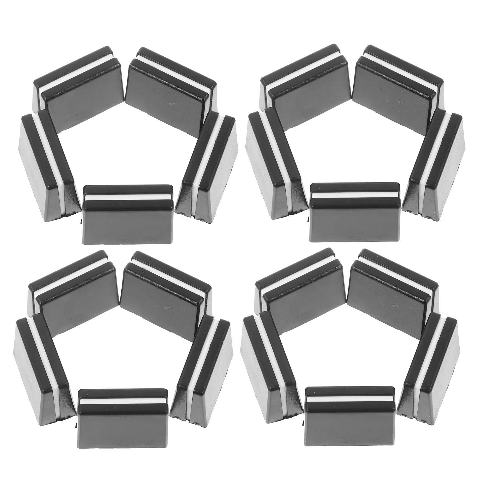 20Pcs Audio Mixer Fader Knob Caps Plastic Slider Fader Covers Compatible with Mixing Desk Sound Board Potentiometer Sliders