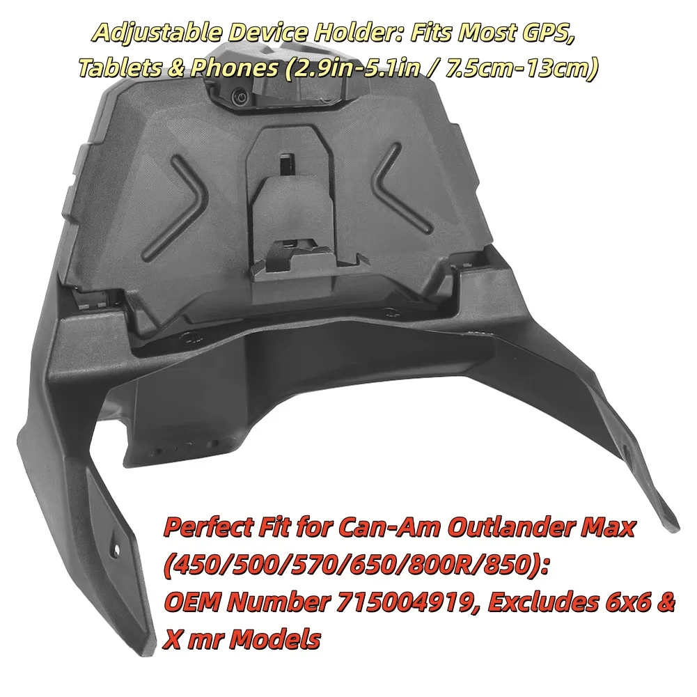 715004919 Electronic Device Holder for Can Am Outlander 500 650 800 1000 L MAX Suitable for Tablets and Phones