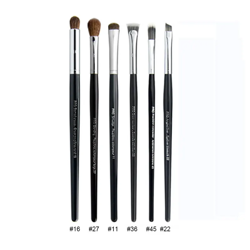 S series Pro makeup brushes big middle small size eye shadow eyebrow concealer highlight eyeliner Lip liner detail Make up brush