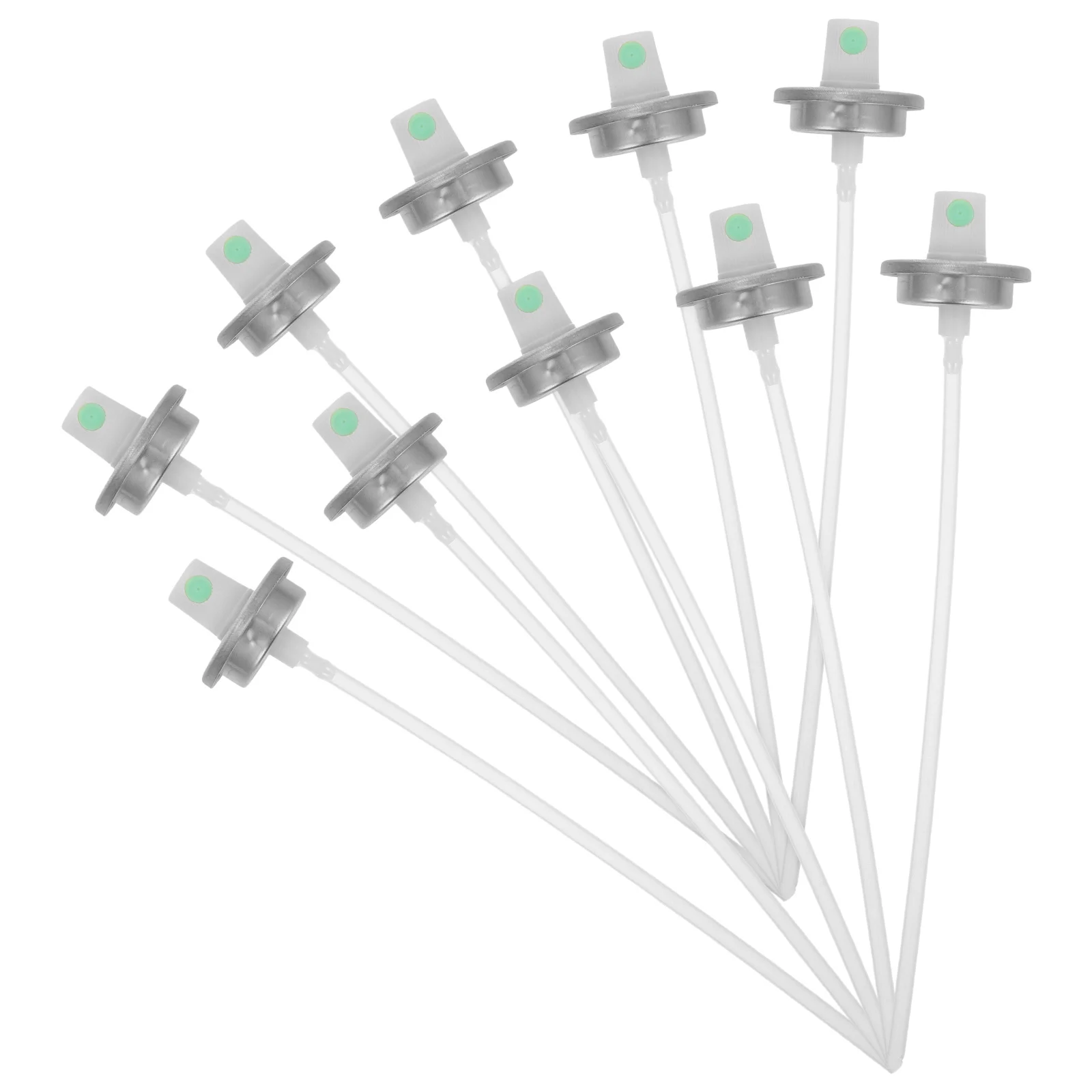 10 قطعة علبة الهباء الجوي فوهة رذاذ الطلاء الفوهات تصميم قوي موحدة رذاذ تنوعا تطبيق سهل الاستخدام كفاءة عالية #5