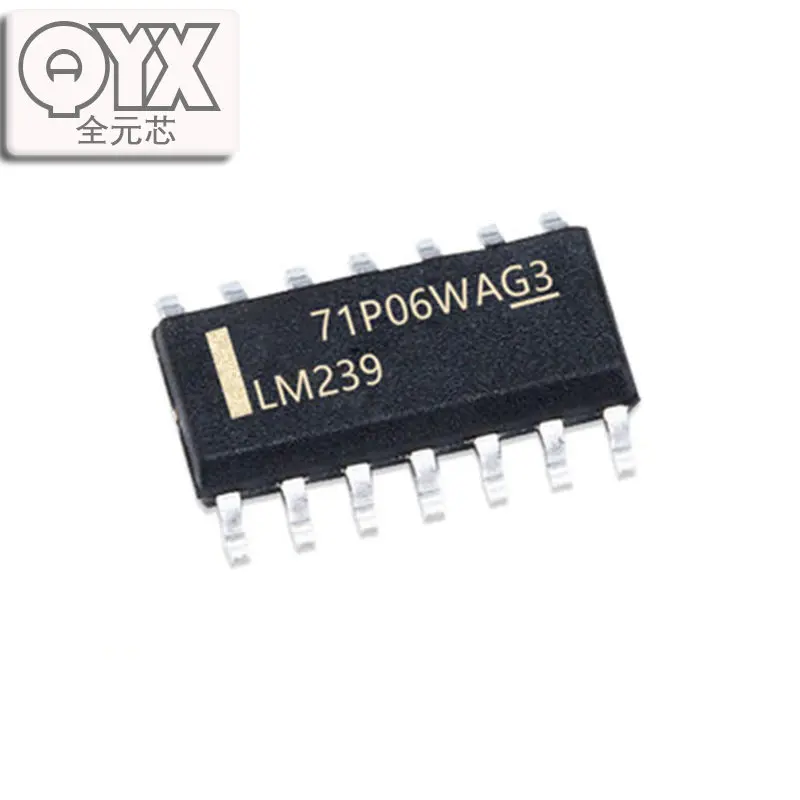 

10 шт./лот новый оригинальный LM239DR SOP14 SMD четырехсторонний Компаратор напряжения LM239