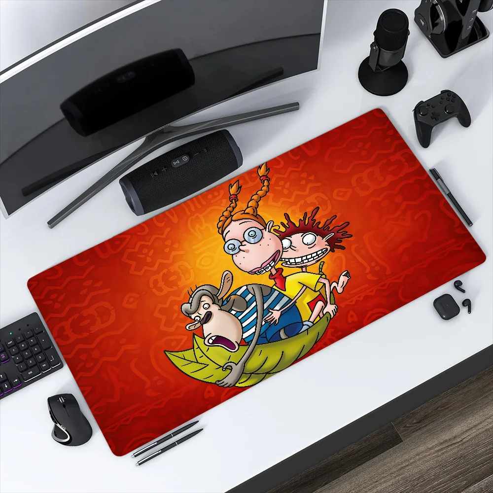 Cartoon The Wild Thornberrys Mouse Pad Large Non-slip Lockedge Desktop Computer Desk Mat Keyboard MousePad Office Gamer Student