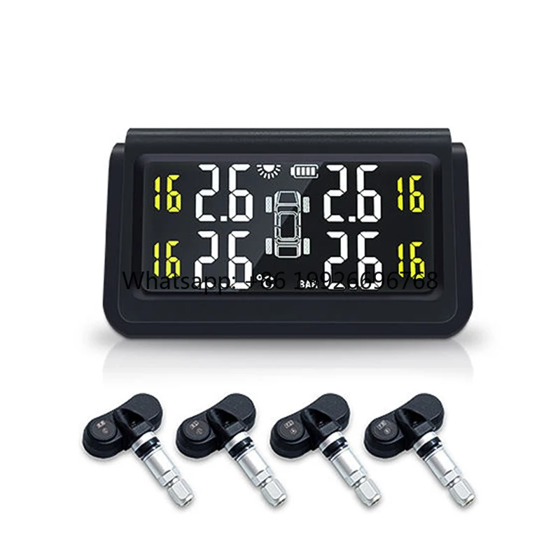 

Tire Pressure Monitoring Internal Sensor Universal Oem Tpms Gauge Sensor 12 Color Box ABS Car Meter Digital Universal 433.92mhz