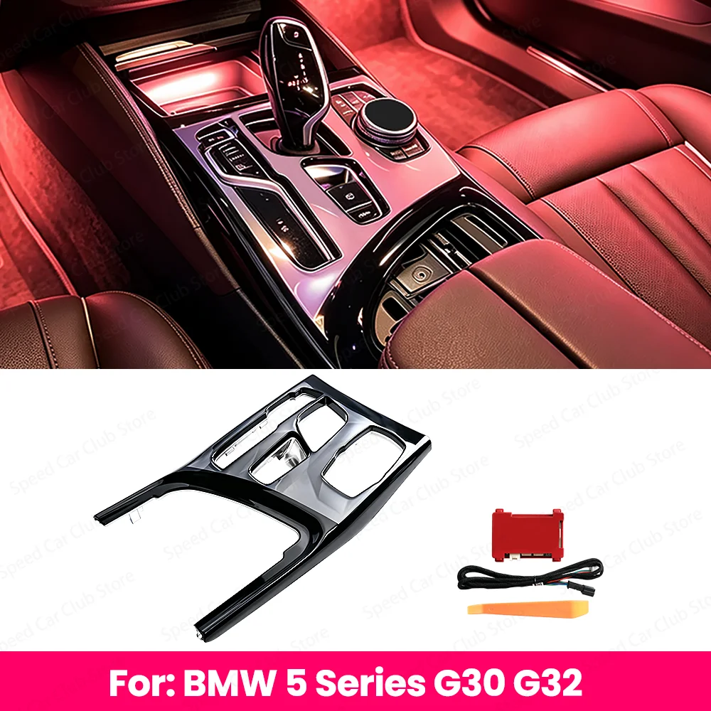 New LED Crystal Saddle Lamp Ambient Interior Lighting For BMW 5 Series G30 G32 6GT - Elegant Car Interior Accessories