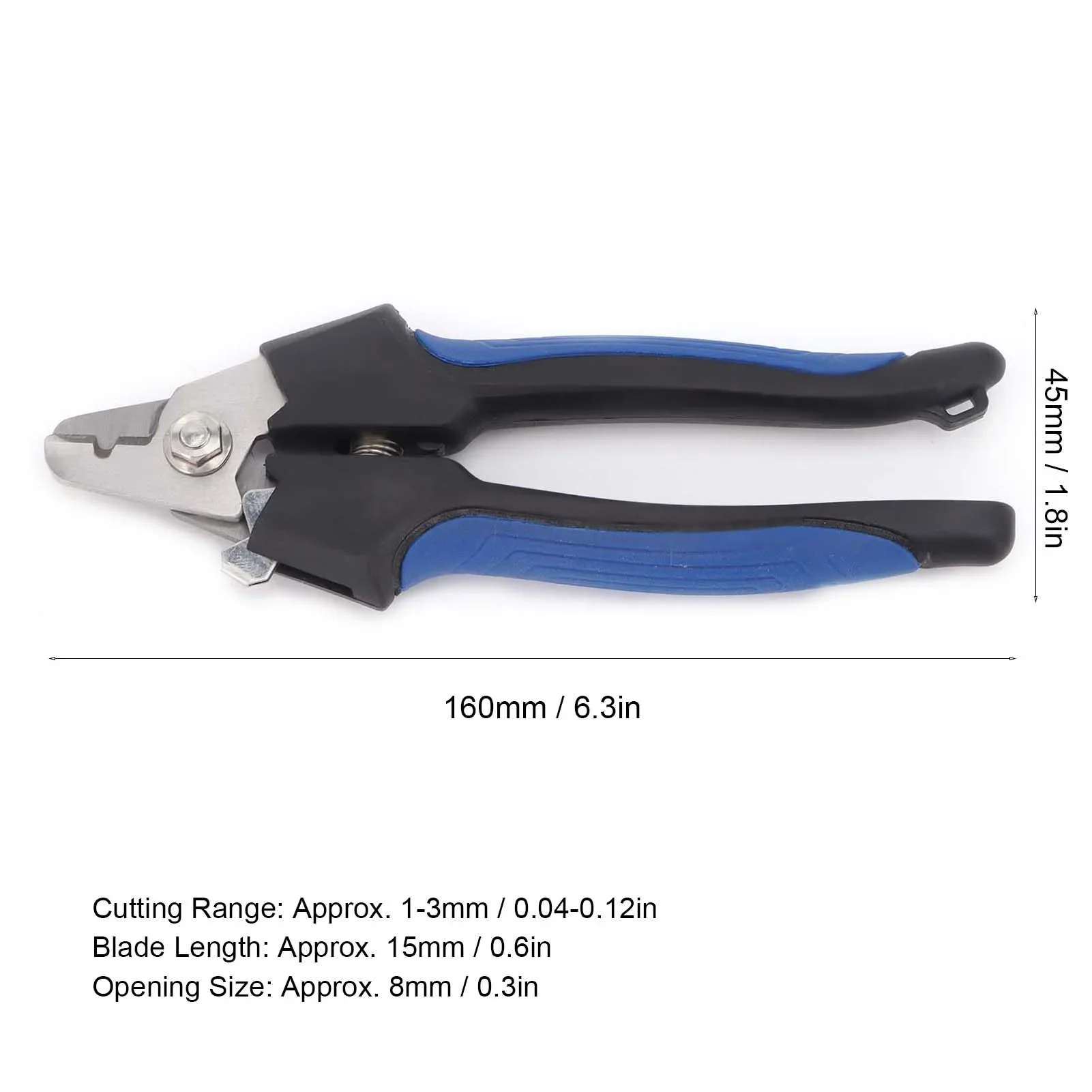 Thin Tube Plier High Carbon Steel Fine Pipeline Cutting Scissors Furniture Repair Tool VRT‑101