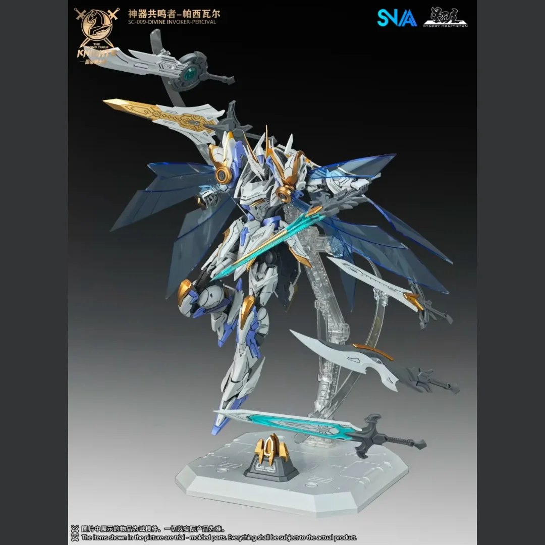 

Hg 1/144 Snaa Percival Фигурка Divine Invoker Круглый стол Рыцари Фигурки Китайский Мех Модель Коллекция Игрушки Подарок