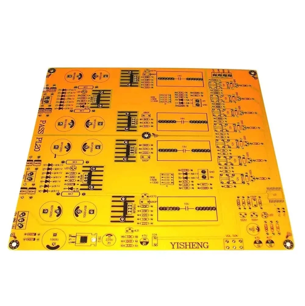 HIFI PASS PL20 Stereo Single-ended MOSFET Class A Preamplifier Base on PASS 2.0 Bare PCB