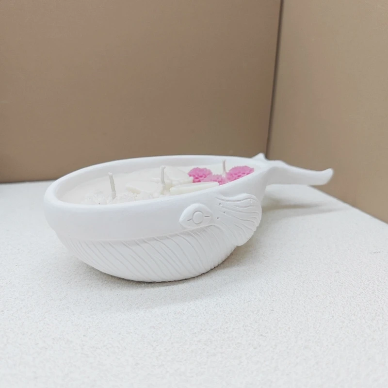 Safe and Portable Stylish Whale Sturdy Silicone Mold Craft Supplies for Making Decorative Stylish Cups Dropship